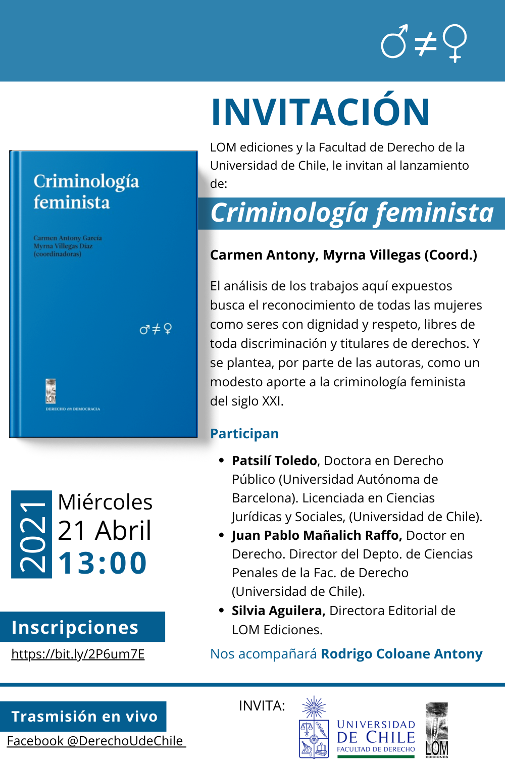 Presentación del Libro "Criminología Feminista!
